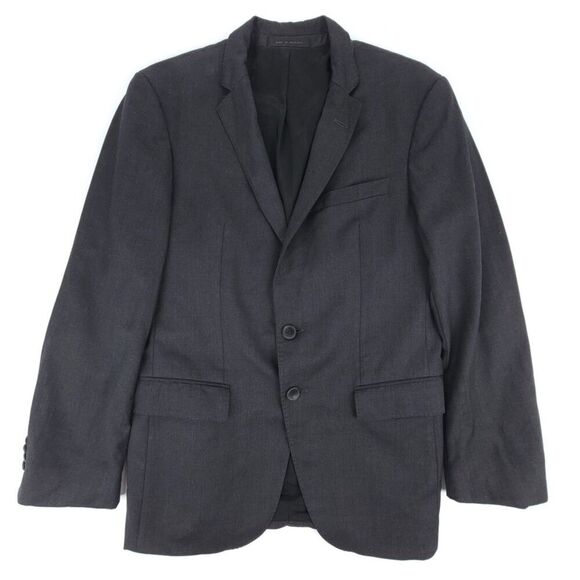 HUGO BOSS Virgin Wool Slim Fit Super 120 Stretch Tailoring Two Button Blazer 36R
